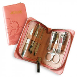 Kit de Manicura 7 Piezas Set Rosa